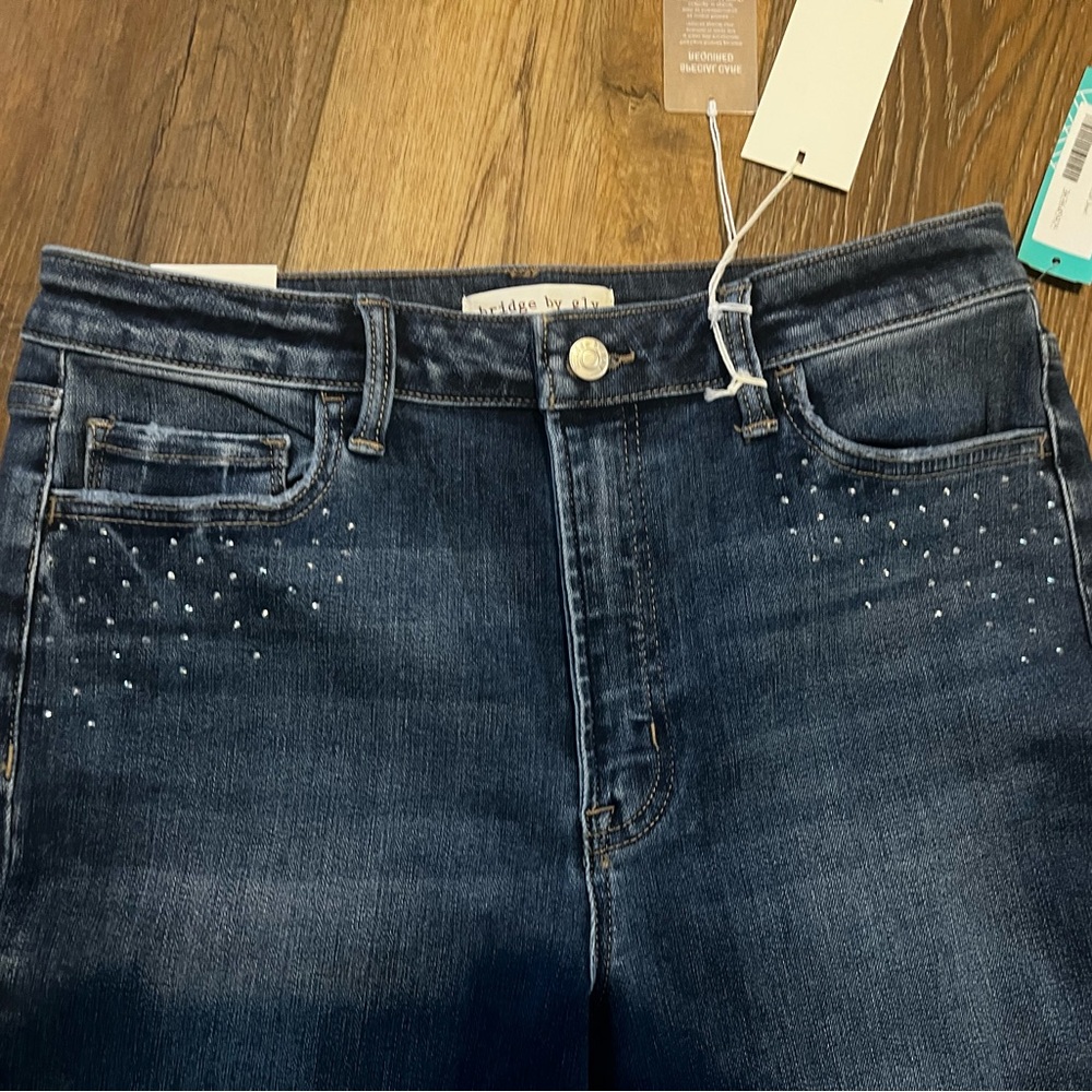 Bridge by Gly jeans. NWT. High rise crop bootcut size 12 - Picture 5 of 7